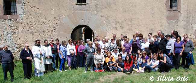 Foto de grupo de la romería de  Galbarra a Arquijas
