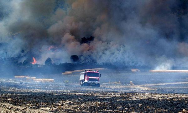 Incendio en Berrabia