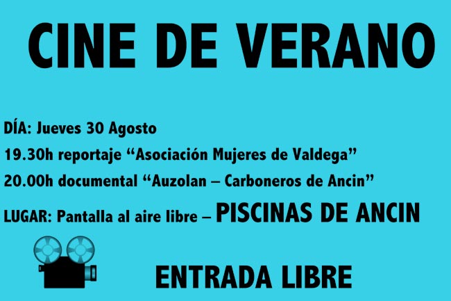 Cine de Verano en Ancín
