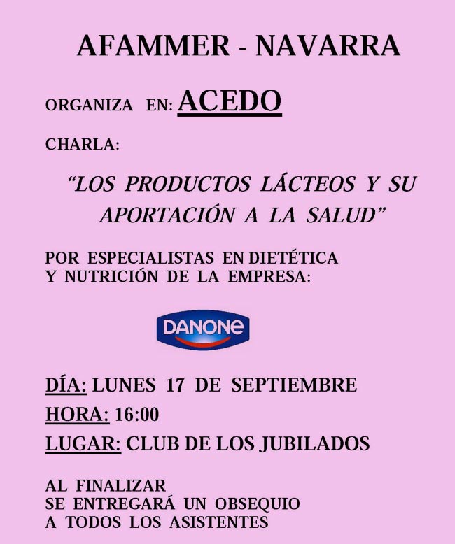 Charla en Acedo