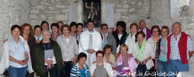 en la ermita de San Miguel - Gastiain