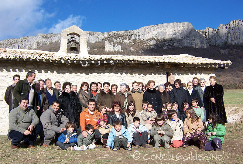 santalucia en Ulibarri, valle de Lana, 2017