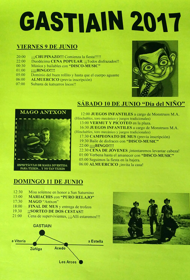 Fiestas de Gastiáin 2017 Fiestas de Gastiáin 2017